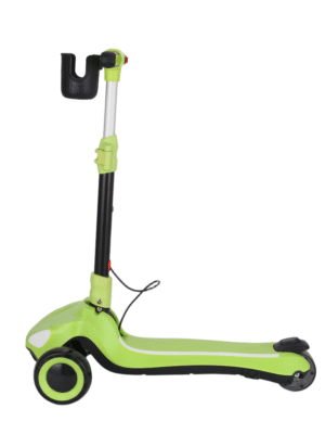 3 - in - 1 Kids Scooter with Adjustable Handlebar, Foldable Toddler Kick Scooter, Multifunctional Children's Ride - on Toy (Green)