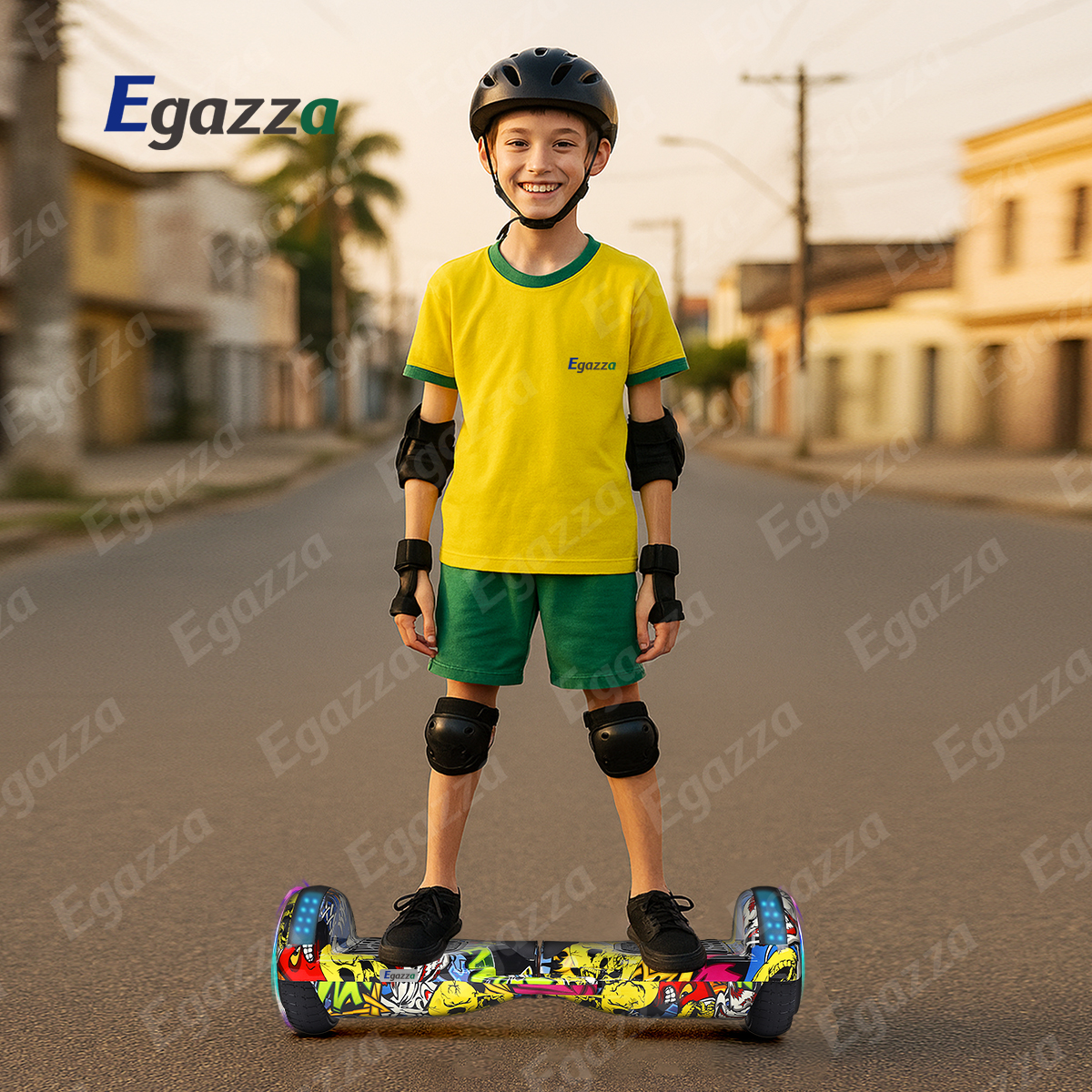 Egazza K5 Hip Hop Self-Balancing Bluetooth Colorful Scooter