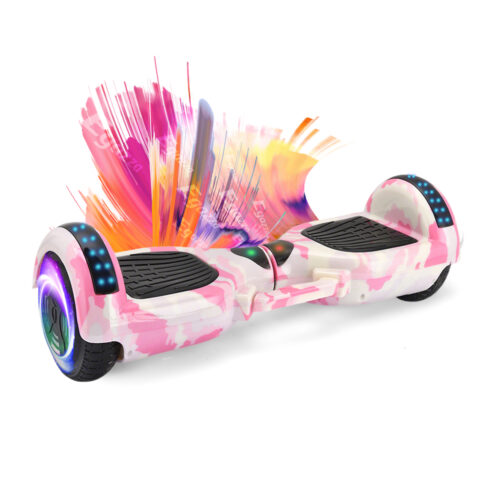 Egazza K5 Camouflage Roses Hoverboard With Bluetooth